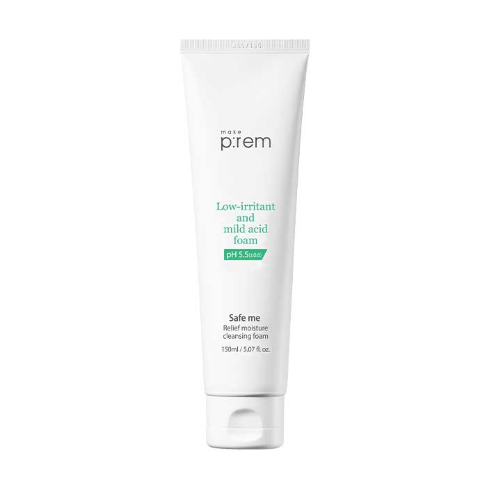 make-prem-safe-me-relief-moisture-cleansing-foam-1 Make P:rem Safe Me Relief Moisture Cleansing Foam - čistiaca pena 150 ml – Obrázok 1