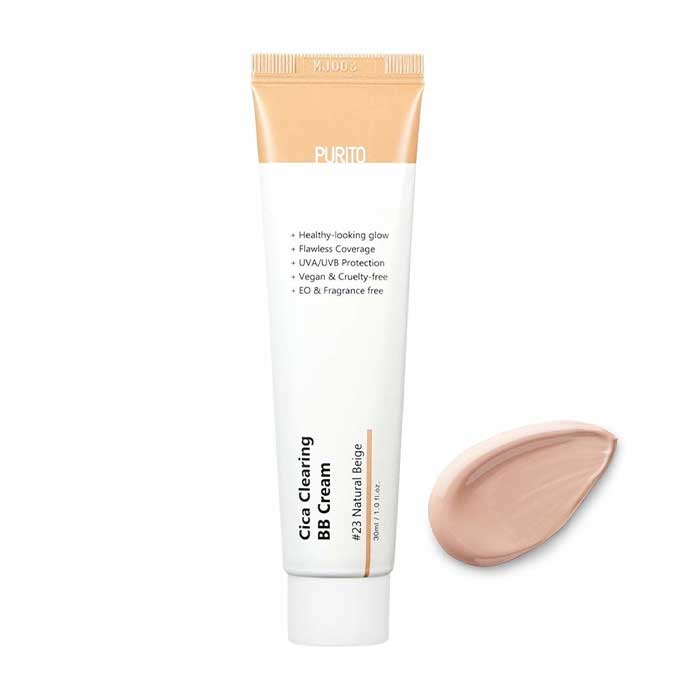 purito-cica-clearing-bb-cream-23-natural-beige PURITO Cica Clearing BB Cream 23 - Natural beige 30 ml – Obrázok 1